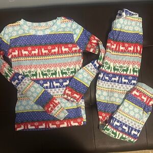 The Children's Place Colorful Holiday Pajama Set